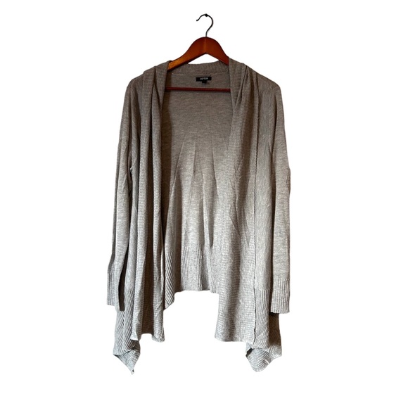 Apt. 9 Sweaters - [Apt. 9] Gray Open Cardigan
